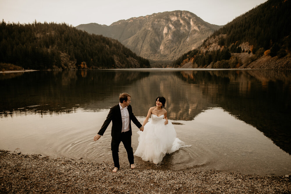 how to elope- what does is mean to elope - elopement definition helicoptering over a glacier