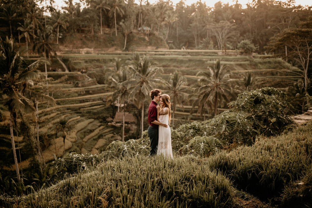 Bali Elopement Photographer Tegalaling Rice Terraces 