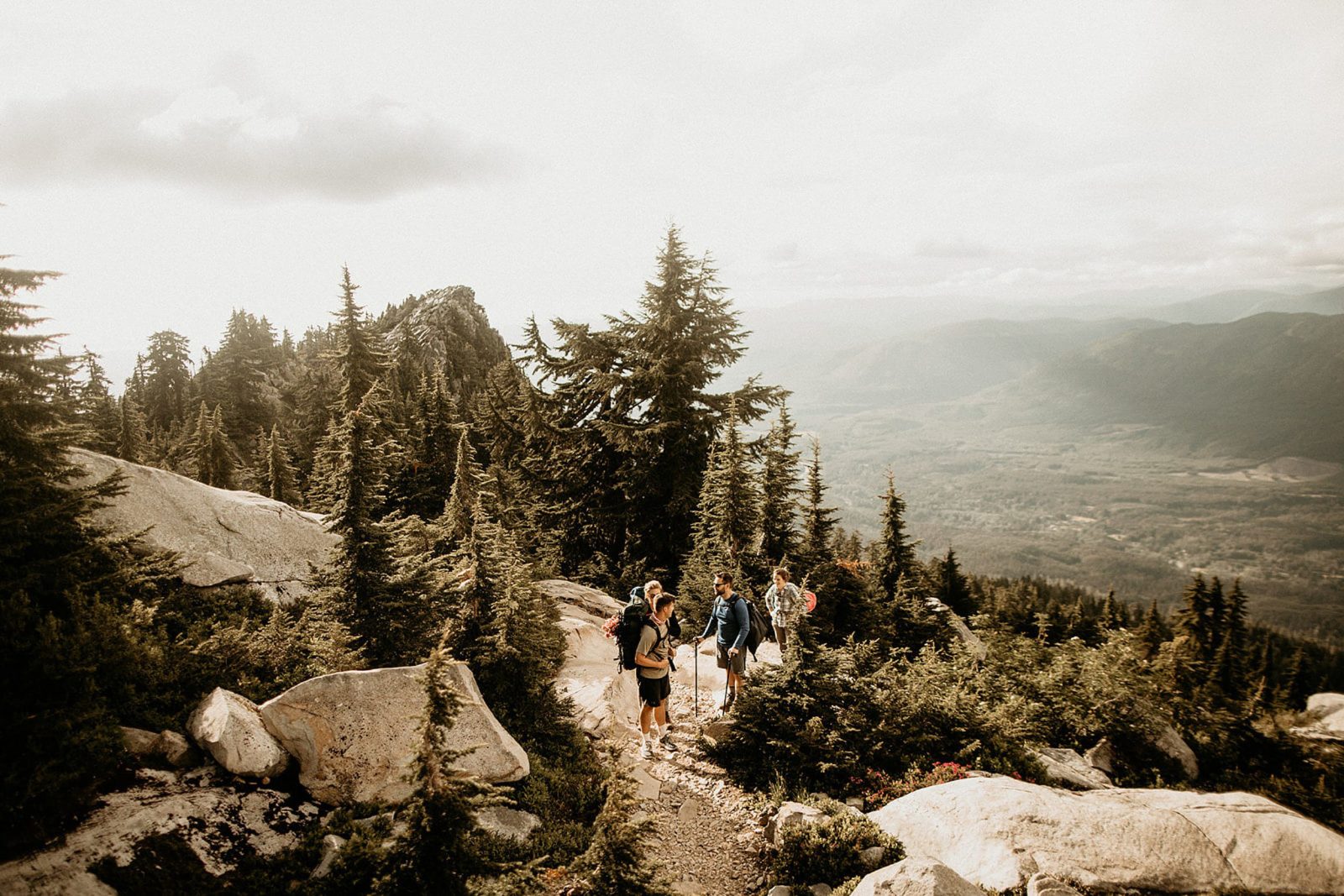 Mountain Top Elopement at the Mt. Pilchuck Fire Lookout