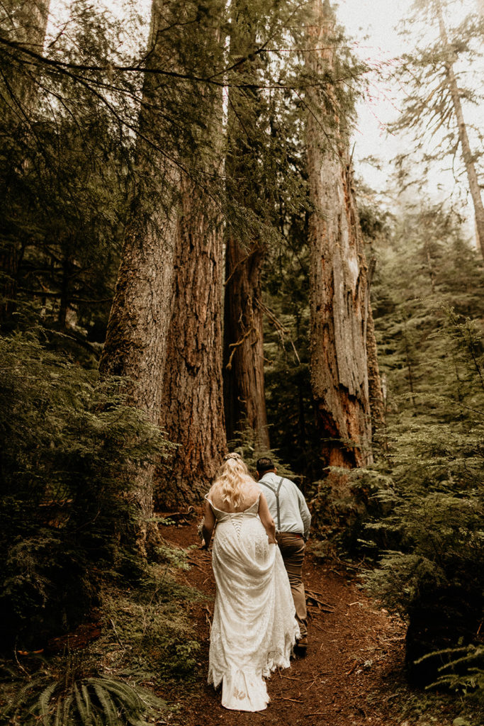 twin firs trail elopement 